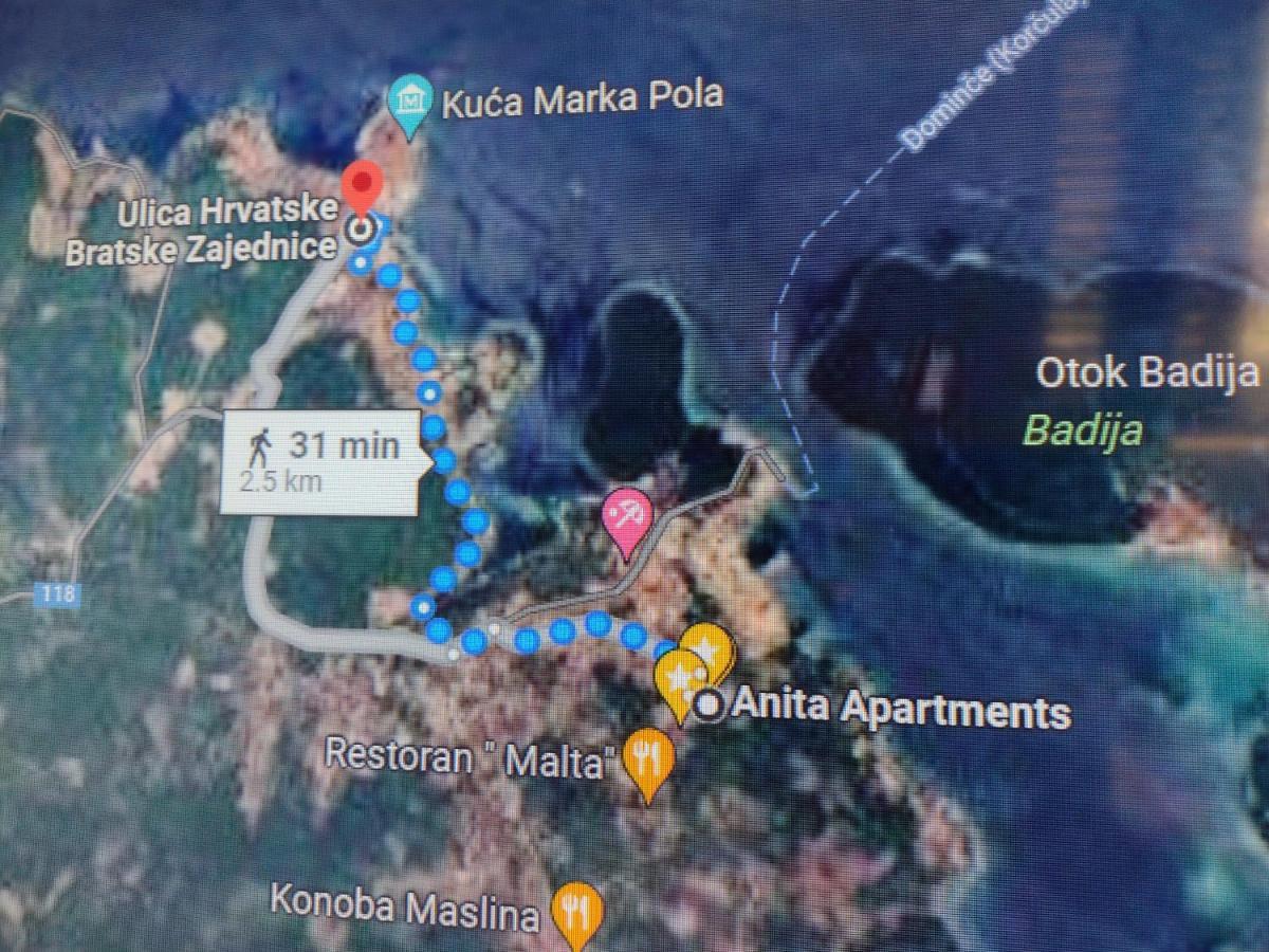Apartmani Anita, Korcula Екстер'єр фото